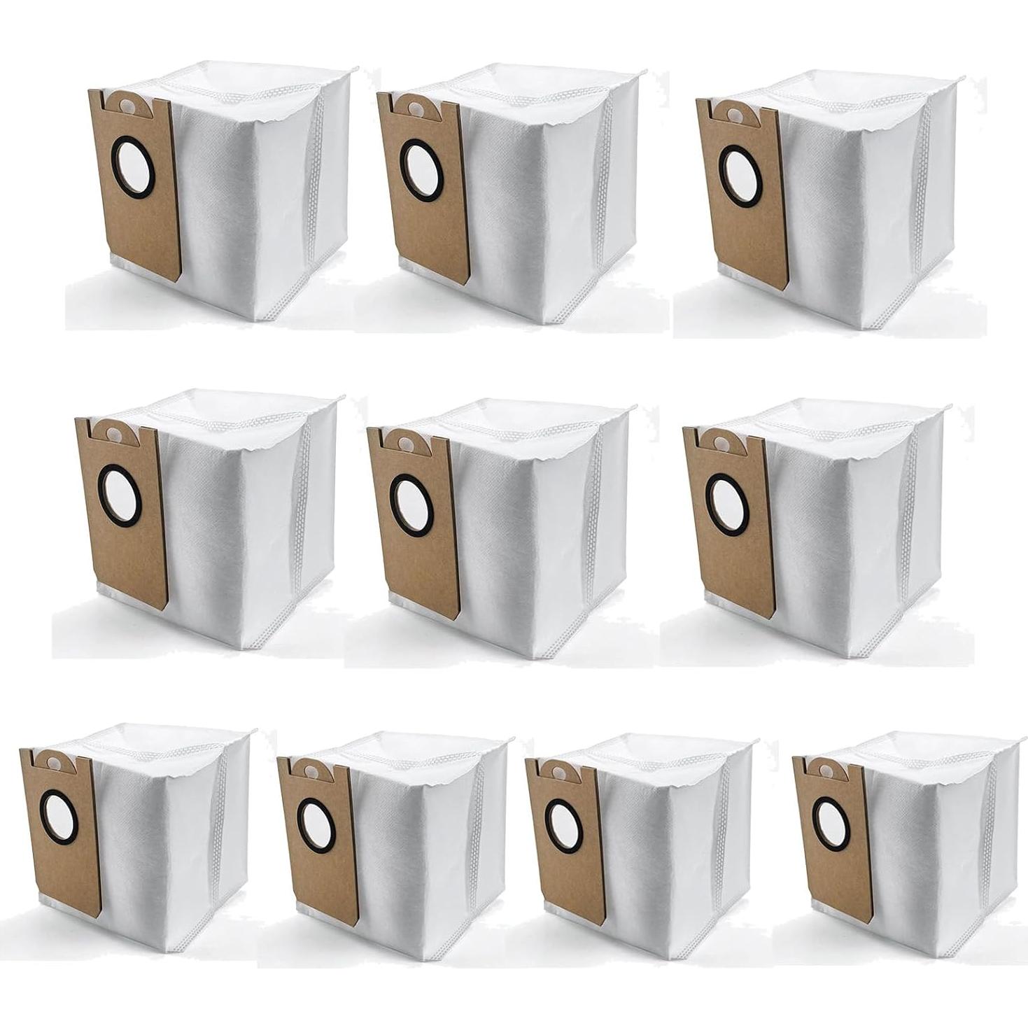 10 Bolsas de Polvo Reemplazo Dranmoner para Aspiradoras Robot