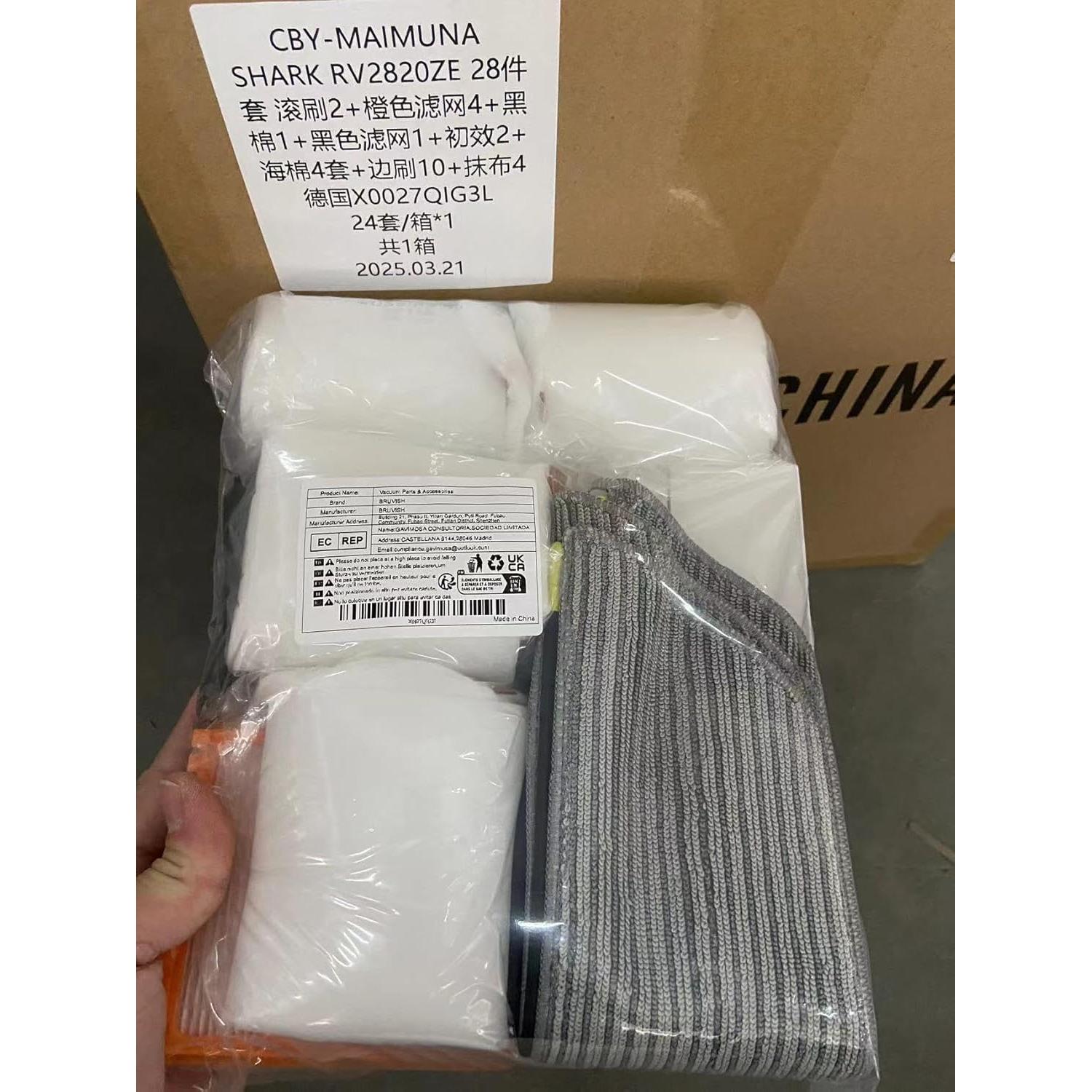 Kit de Accesorios BRUVISH 28 Piezas para Aspiradora Robot