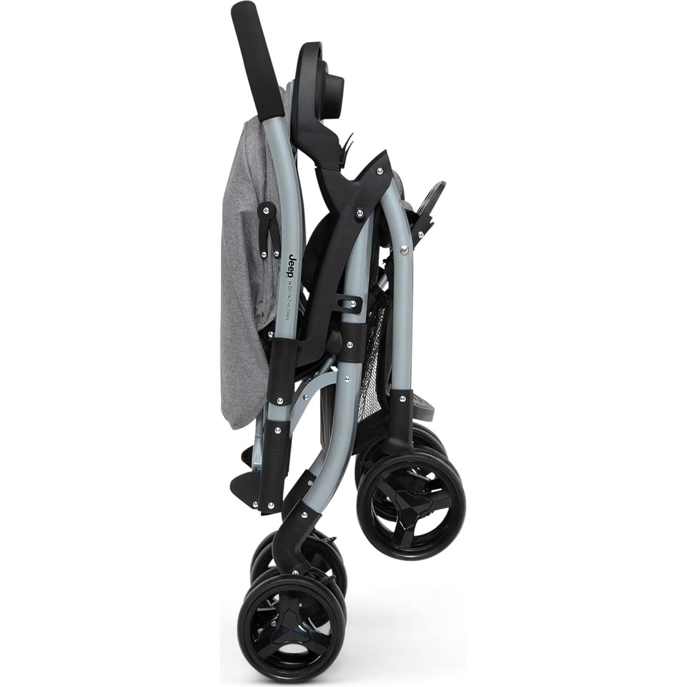 Carriola Estándar Jeep Unlimited Tweed Gris Manija Reversible