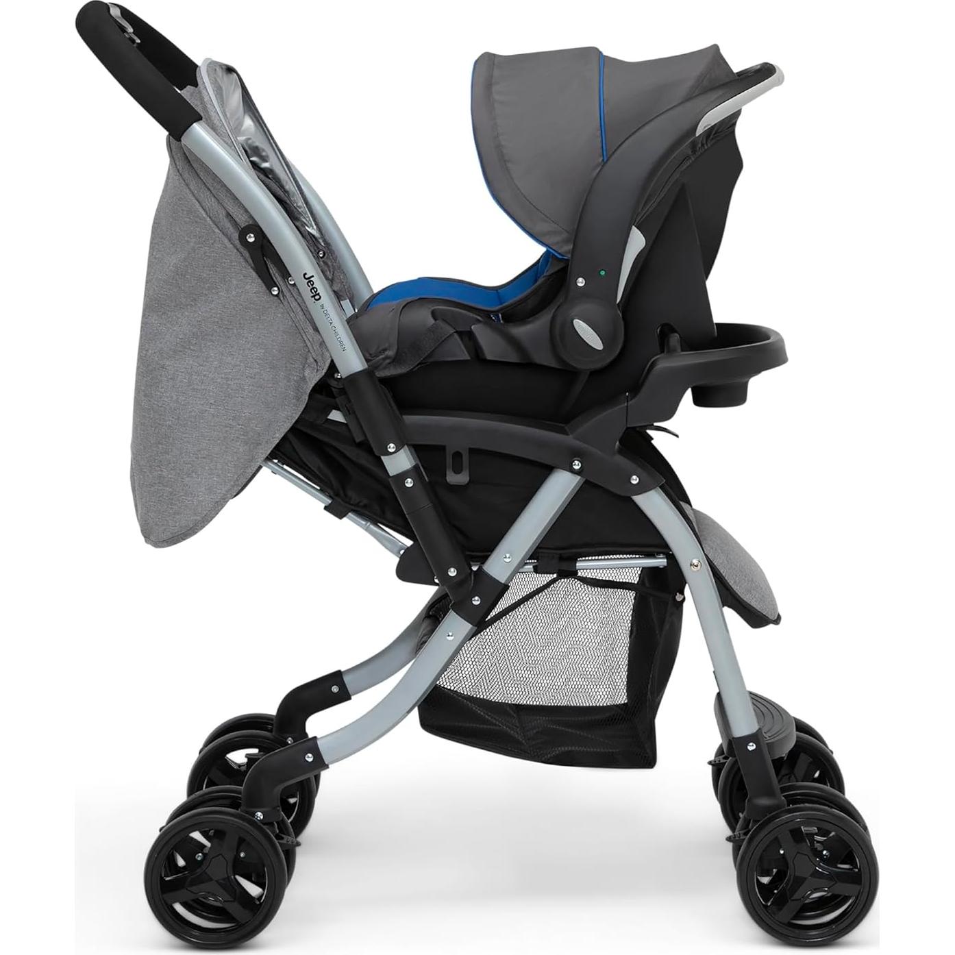 Carriola Estándar Jeep Unlimited Tweed Gris Manija Reversible