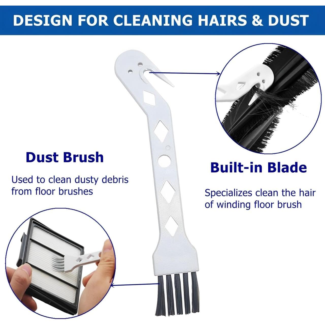 4 Cepillos de Limpieza Universal para Aspiradora YurMemo