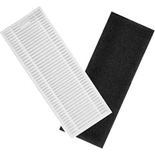 Replacement Parts Filters Compatible with Coredy R500, R500+(1st Generation Only), Amarey A800, A900, A980, Robocist 850 Robot Vacuum Cleaner 10 Pairs