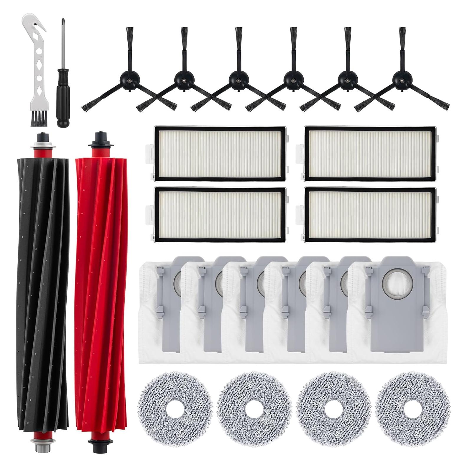 Kit de Accesorios 24 Piezas Walntec para Roborock Qrevo