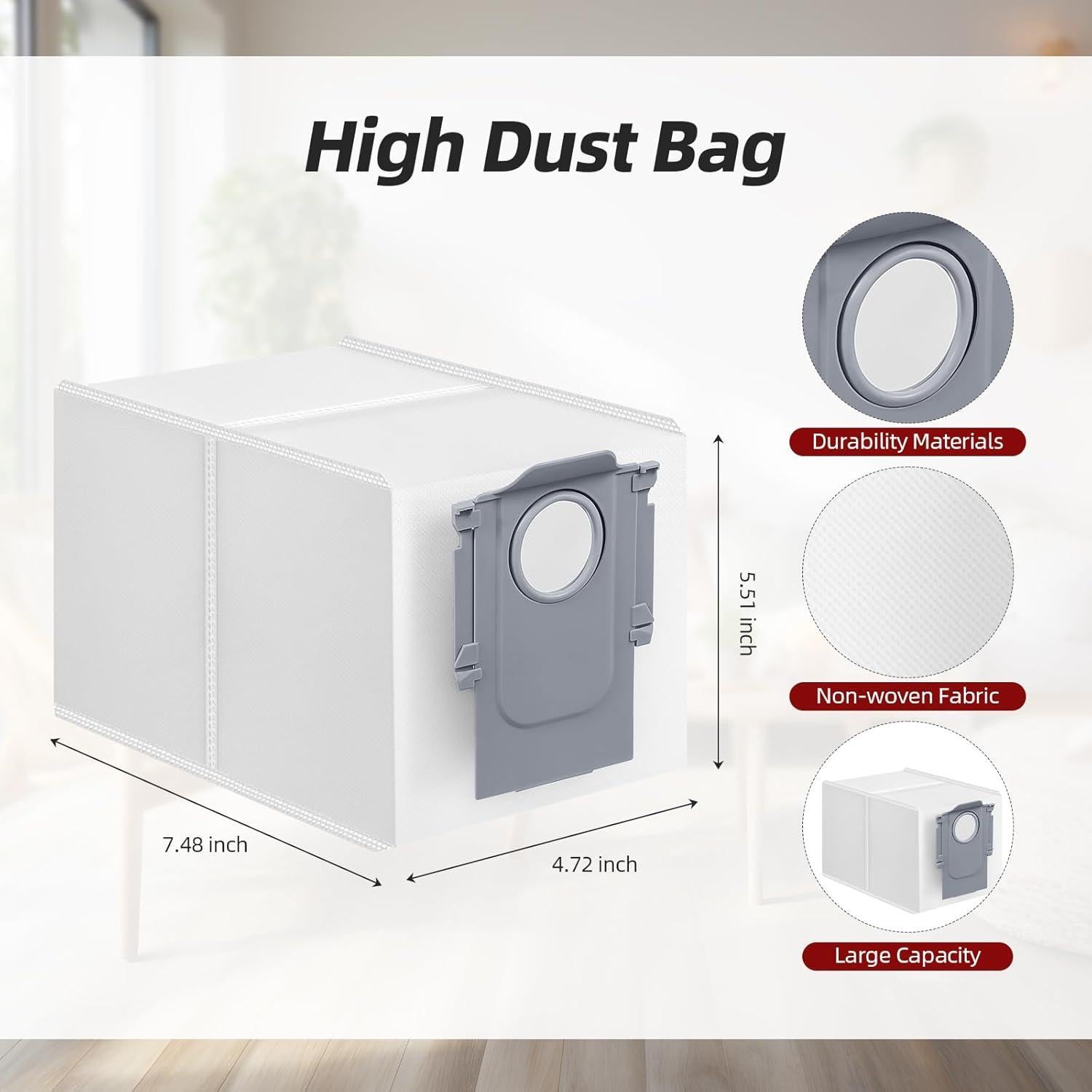 Kit de Accesorios 24 Piezas Walntec para Roborock Qrevo