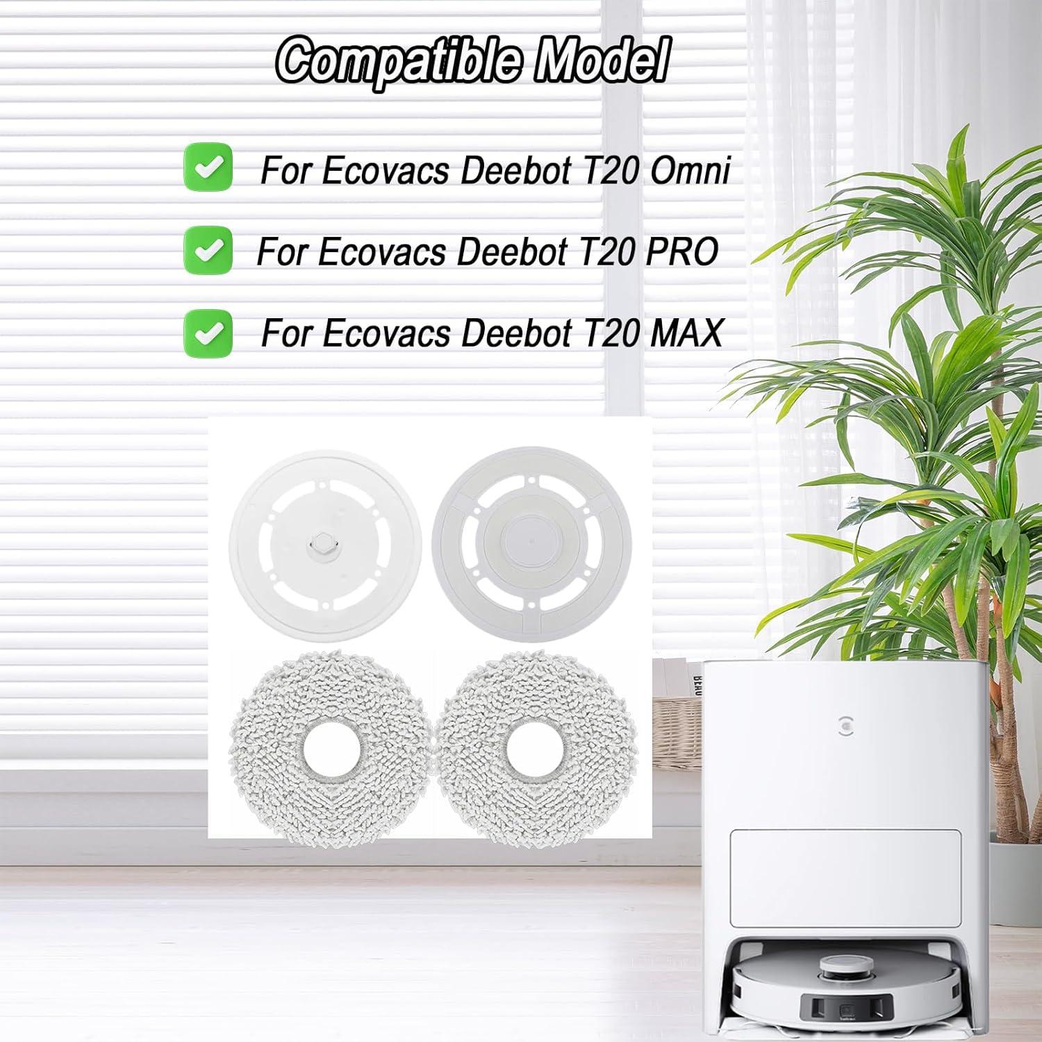 Soporte de almohadilla de mopa Frexusuent para Ecovacs Deebot T20
