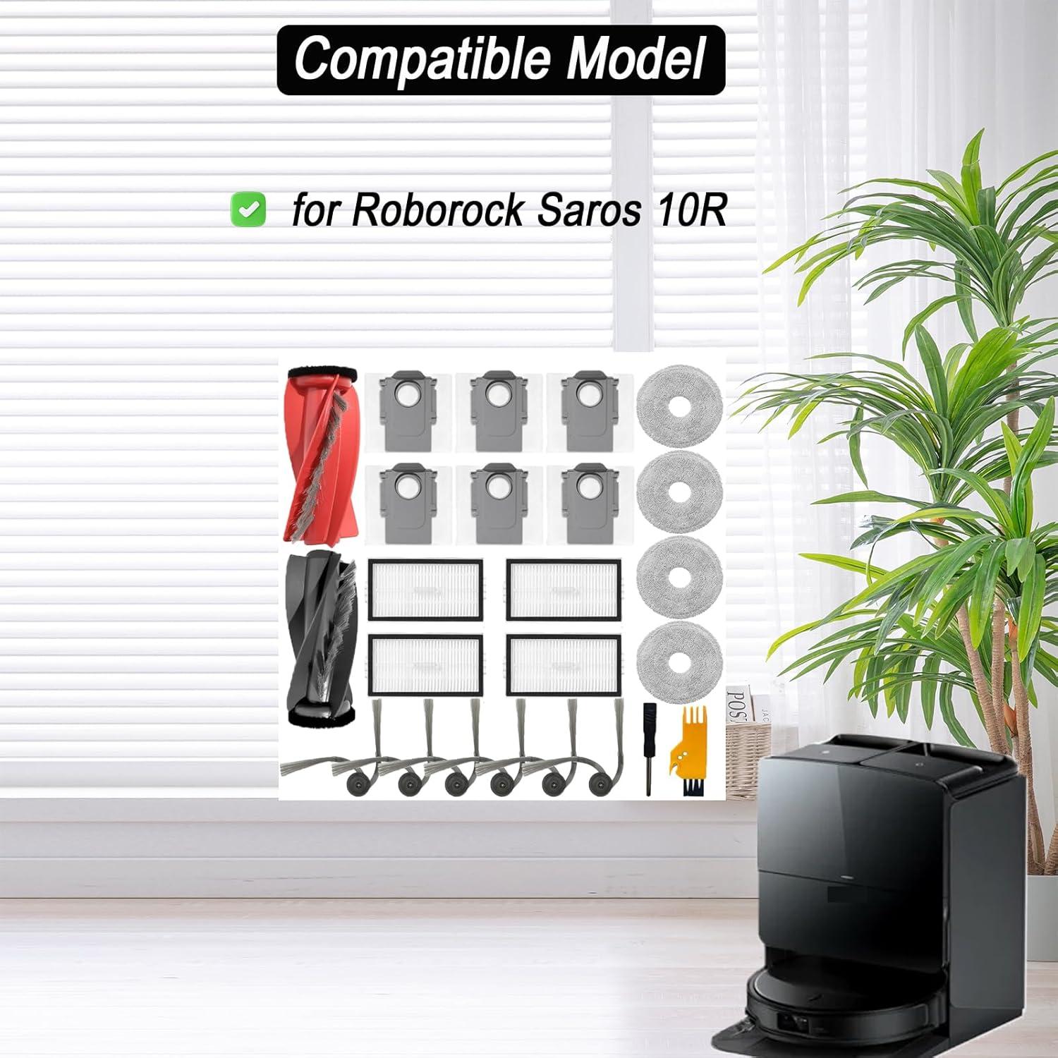 Kit de Reemplazo para Aspiradora Robot Roborock Saros 10R - 23 Piezas