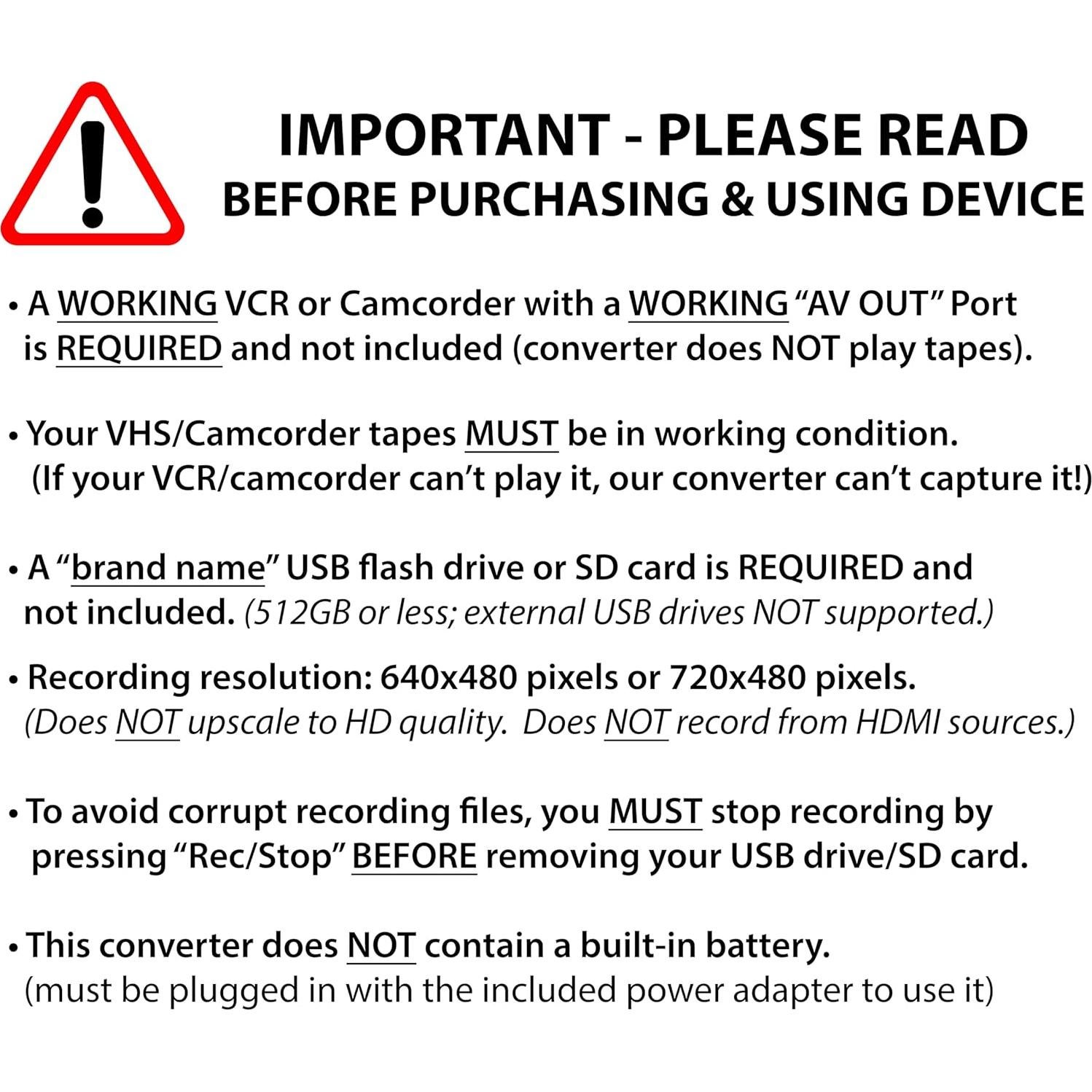 Convertidor de Video a Digital ClearClick 2.0 - Graba VHS y DVD
