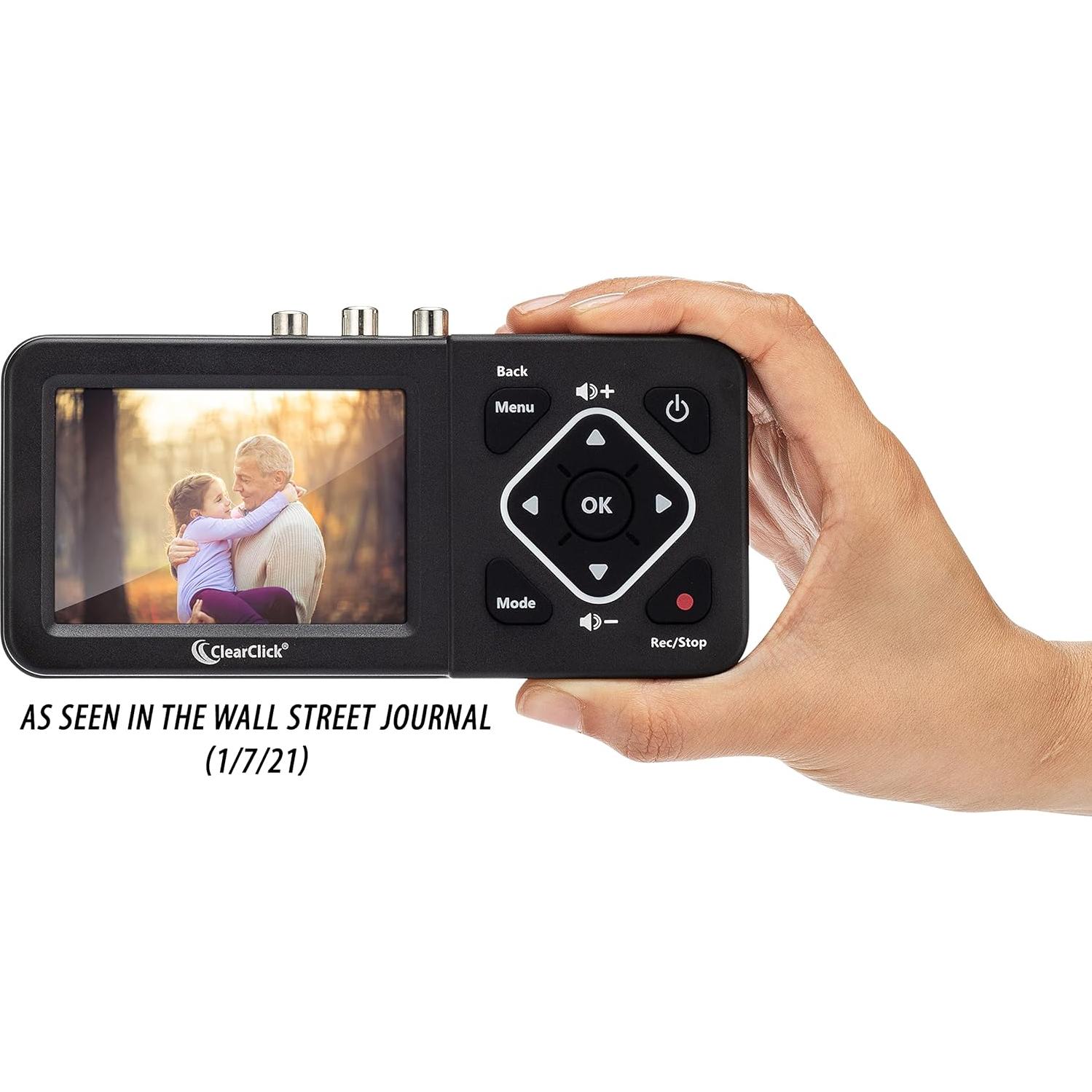 Convertidor de Video a Digital ClearClick 2.0 - Graba VHS y DVD