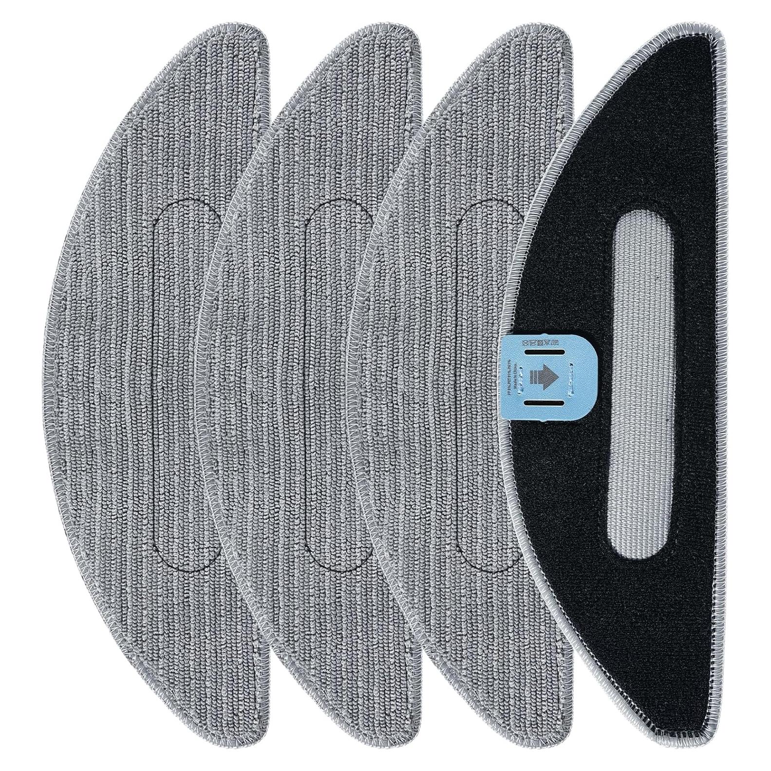 4 Almohadillas de Reemplazo Microfibra Lacvik para iRobot Roomba i5/i5+/j5/j5+