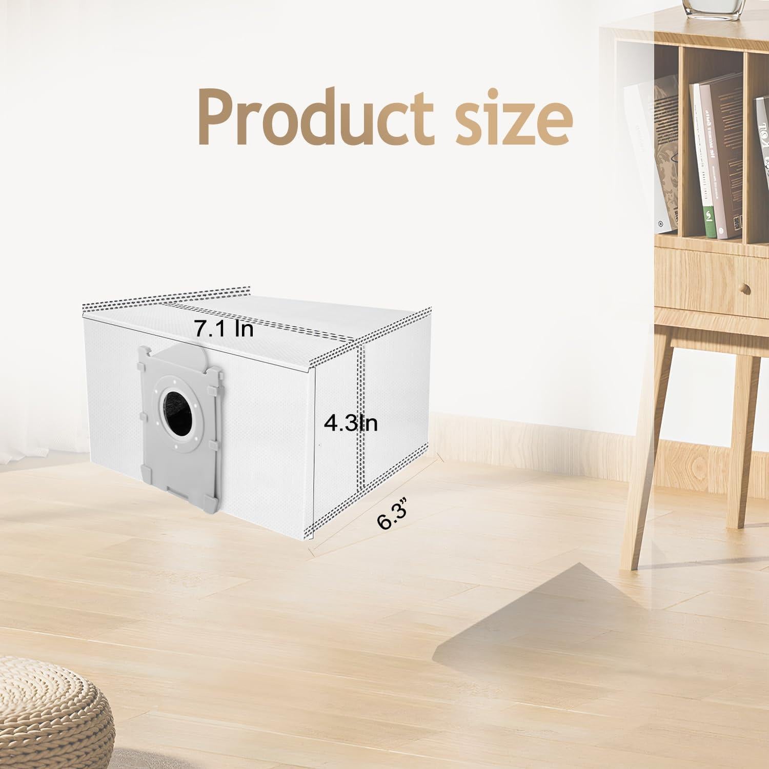 Paquete de 12 bolsas de polvo Rinakou para ECOVACS DEEBOT