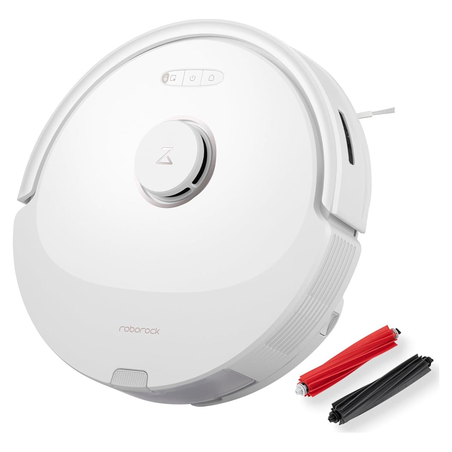 roborock Q8 Max Robot Vacuum and Mop Cleaner with Dual Main Brush Replacement Bundle