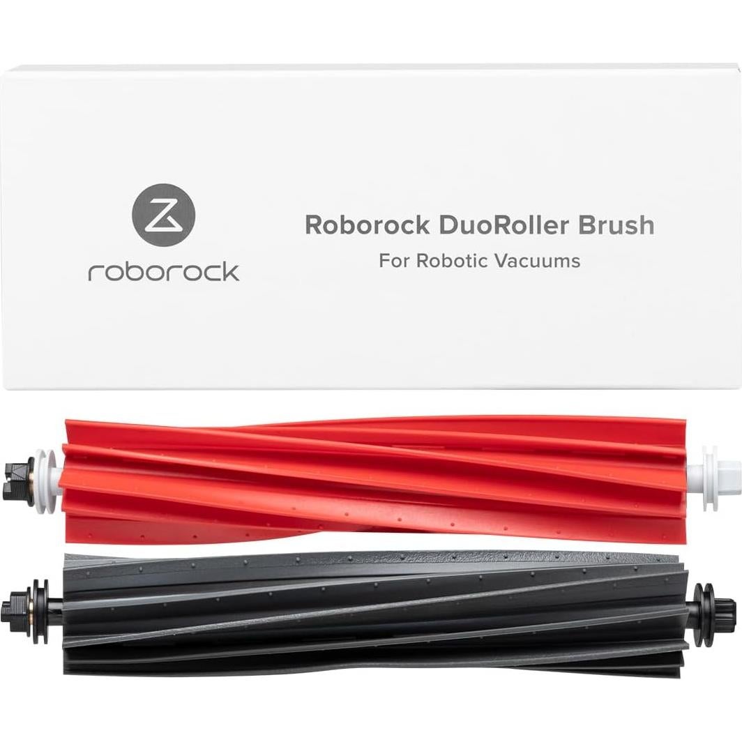 roborock Q8 Max Robot Vacuum and Mop Cleaner with Dual Main Brush Replacement Bundle