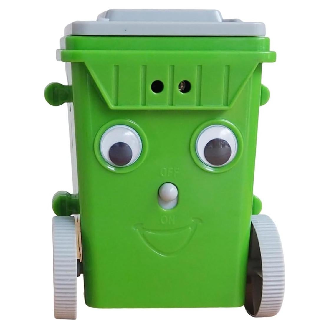 DIY Vacuum Cleaner Robot Kit, STEM Projects Science Kits for Teens, Mini Trash Can Shaped IR Sensor Assemble Robot Kit, Great STEM Learning Project for School Students and Teens