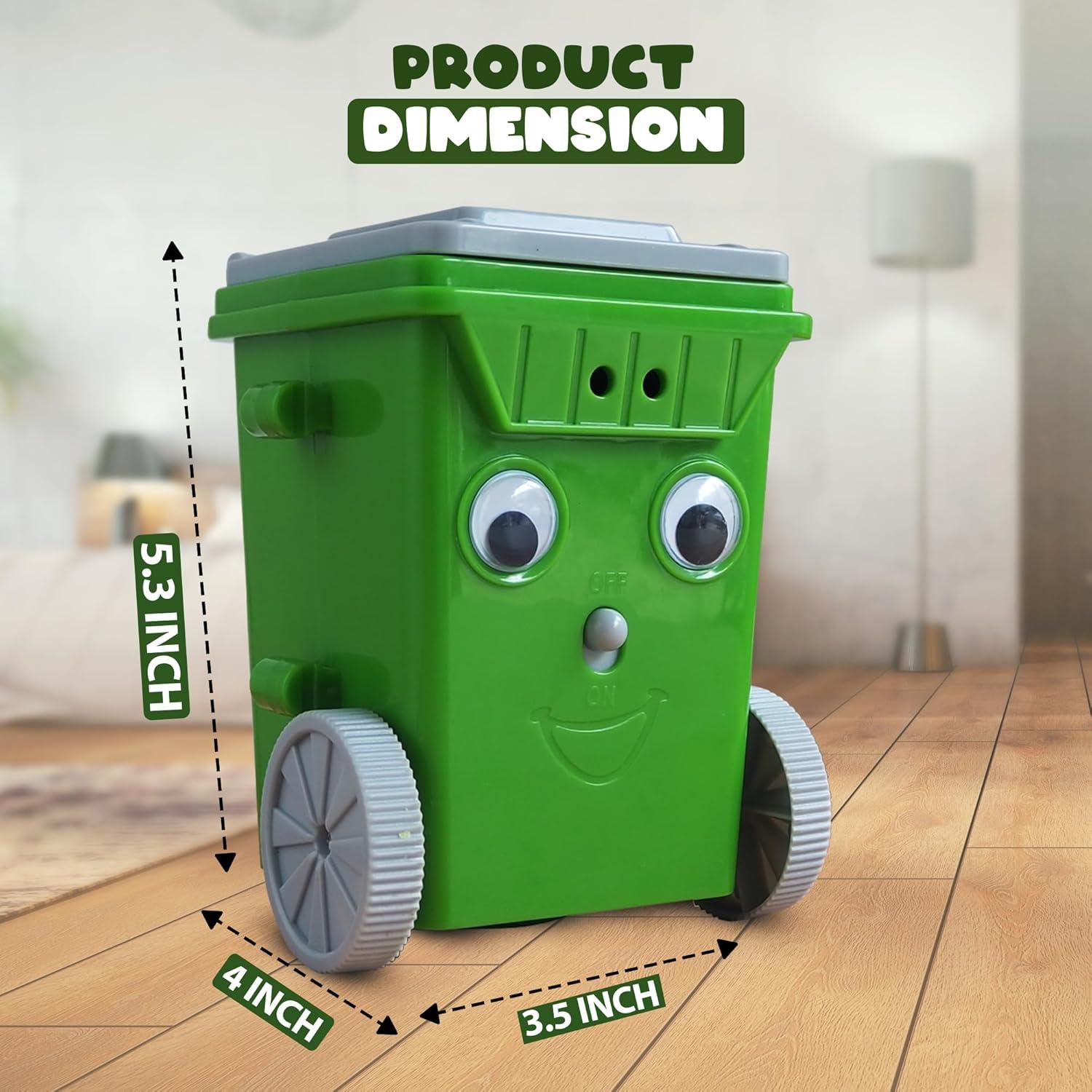 DIY Vacuum Cleaner Robot Kit, STEM Projects Science Kits for Teens, Mini Trash Can Shaped IR Sensor Assemble Robot Kit, Great STEM Learning Project for School Students and Teens