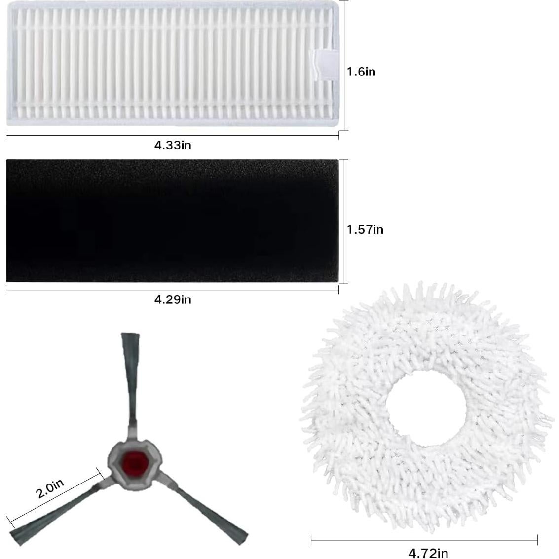 Accesorios de Reemplazo VACUSHOP para Robot Limpiador Yeedi