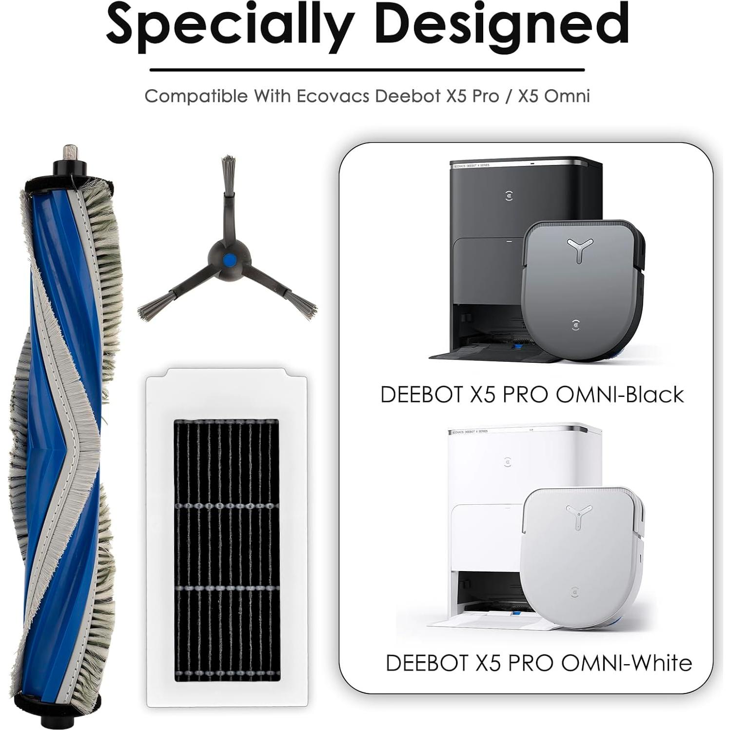 Kit de Accesorios CHAIN PEAK para ECOVACS DEEBOT X5 Omni