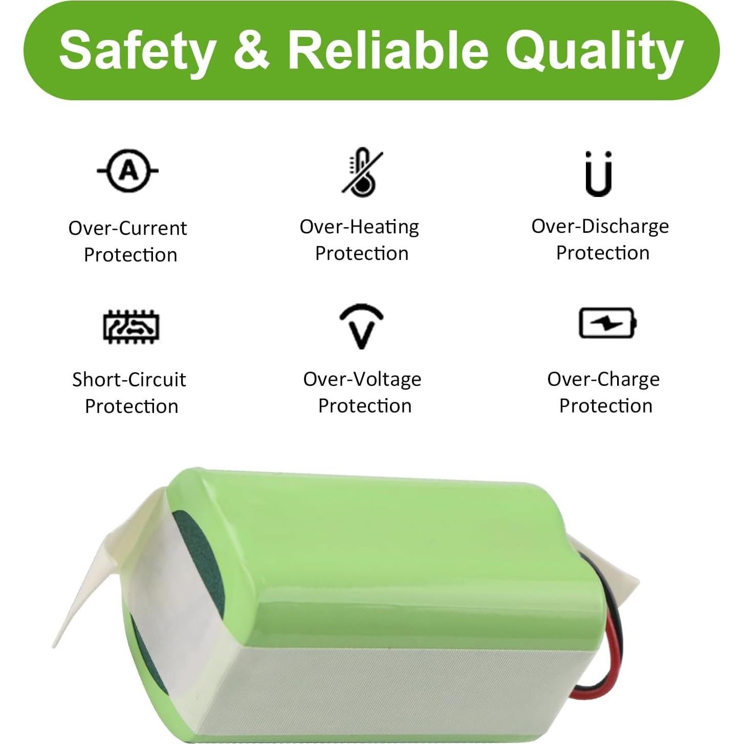 Batería 2600mAh 14.4V para Aspiradora Robot Lefant M210 M213