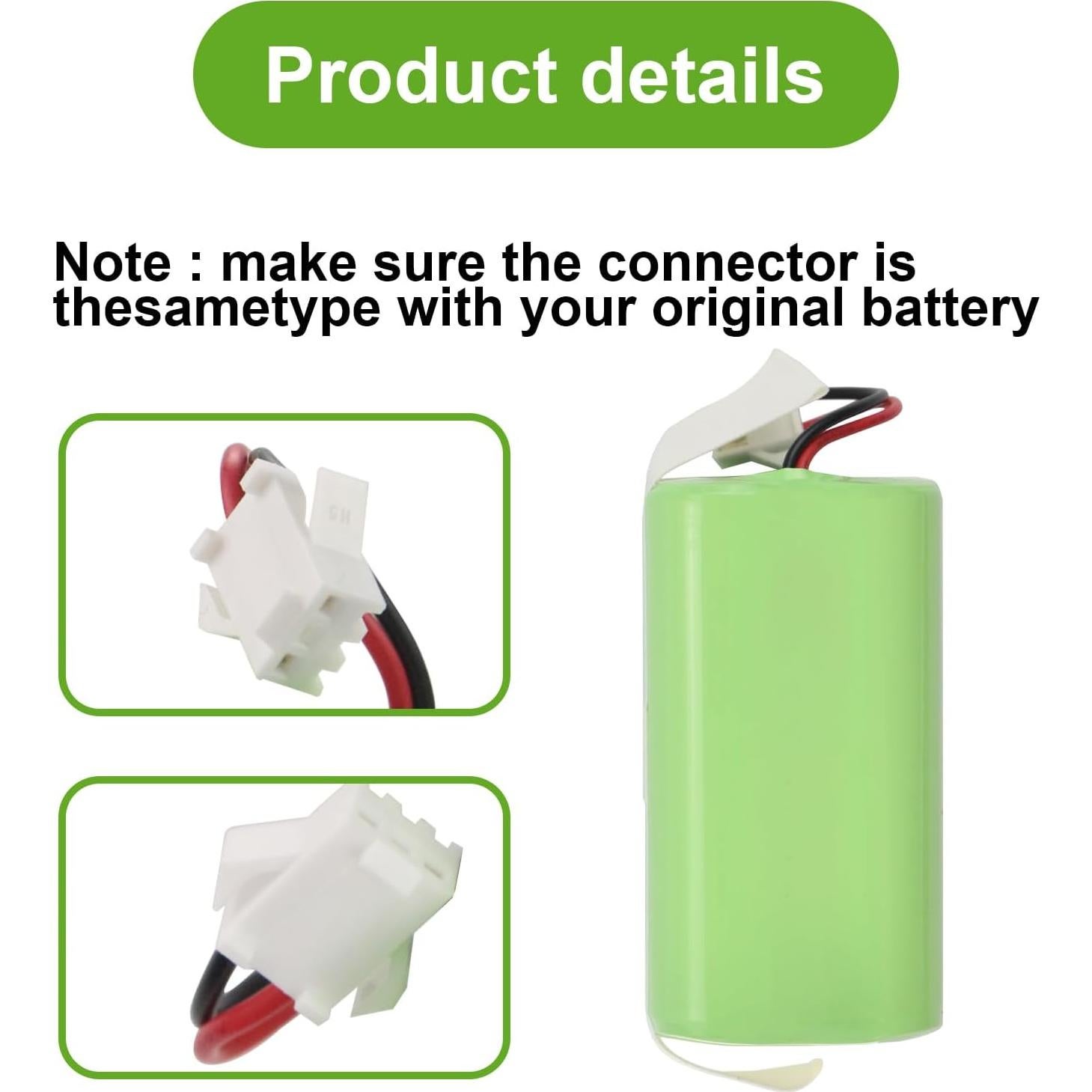 Batería 2600mAh 14.4V para Aspiradora Robot Lefant M210 M213