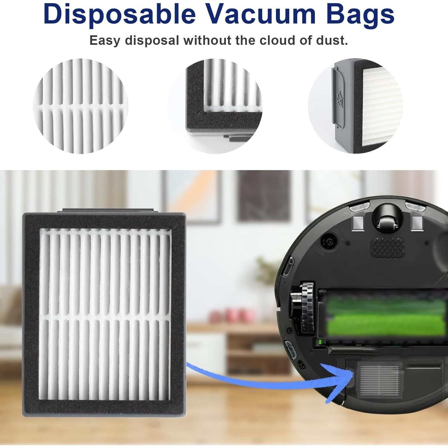 HengLiSam 22 Piezas Accesorios para iRobot Roomba E/I/J