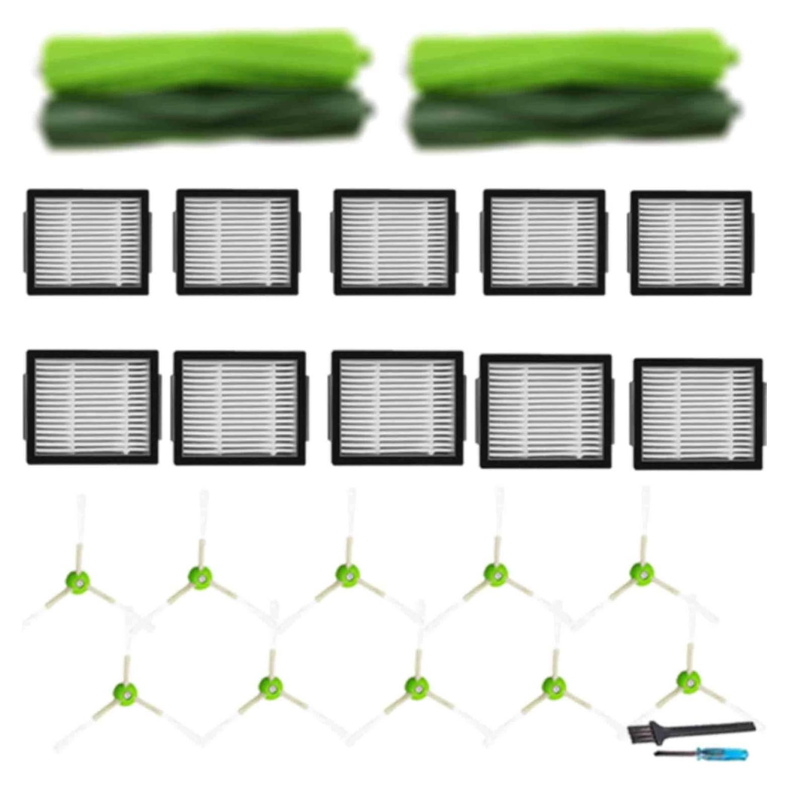 Kit de Repuestos YOKYON para iRobot Roomba i1 i3 i4 i5 i6 i7 J5 J6 J7 J9 - Filtros HEPA y Cepillos