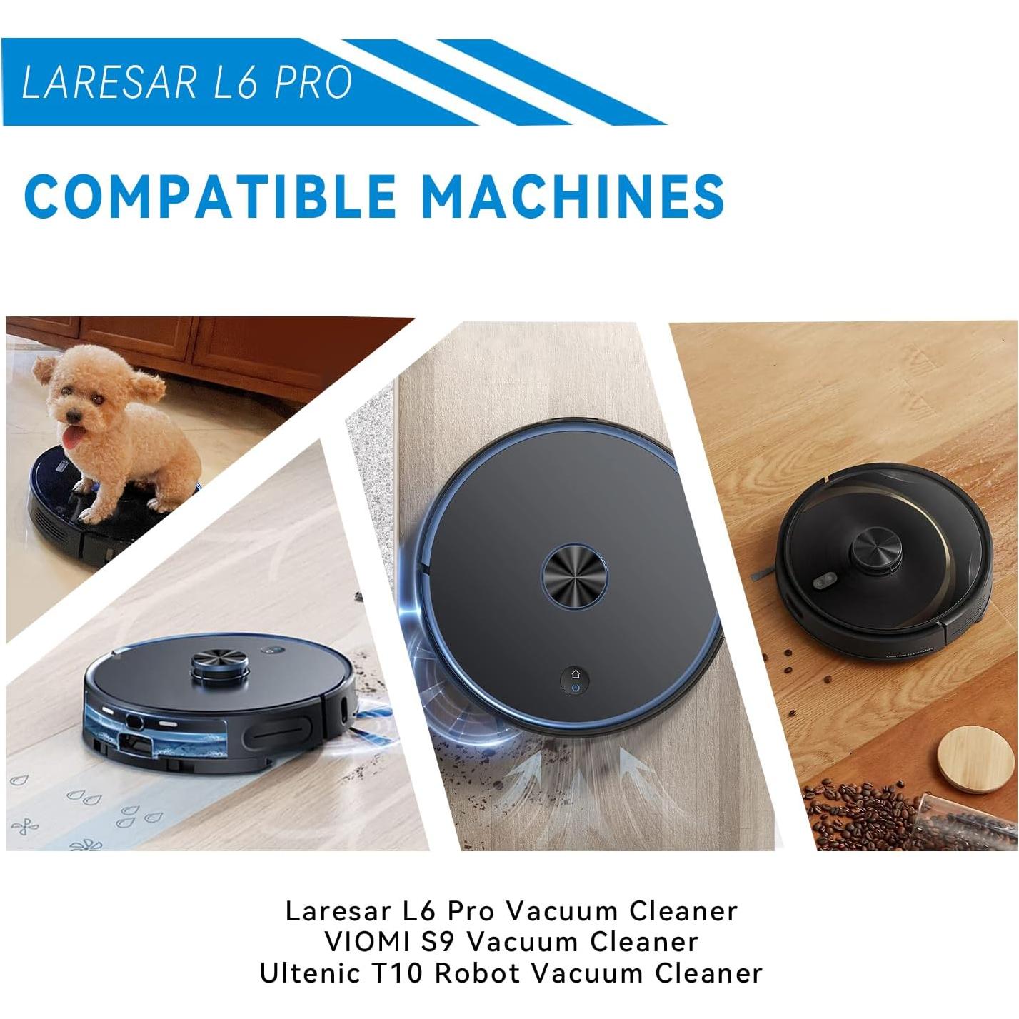 Batería de Reemplazo 6800mAh para Aspiradoras Laresar L6 Pro, VIOMI S9, Ultenic T10