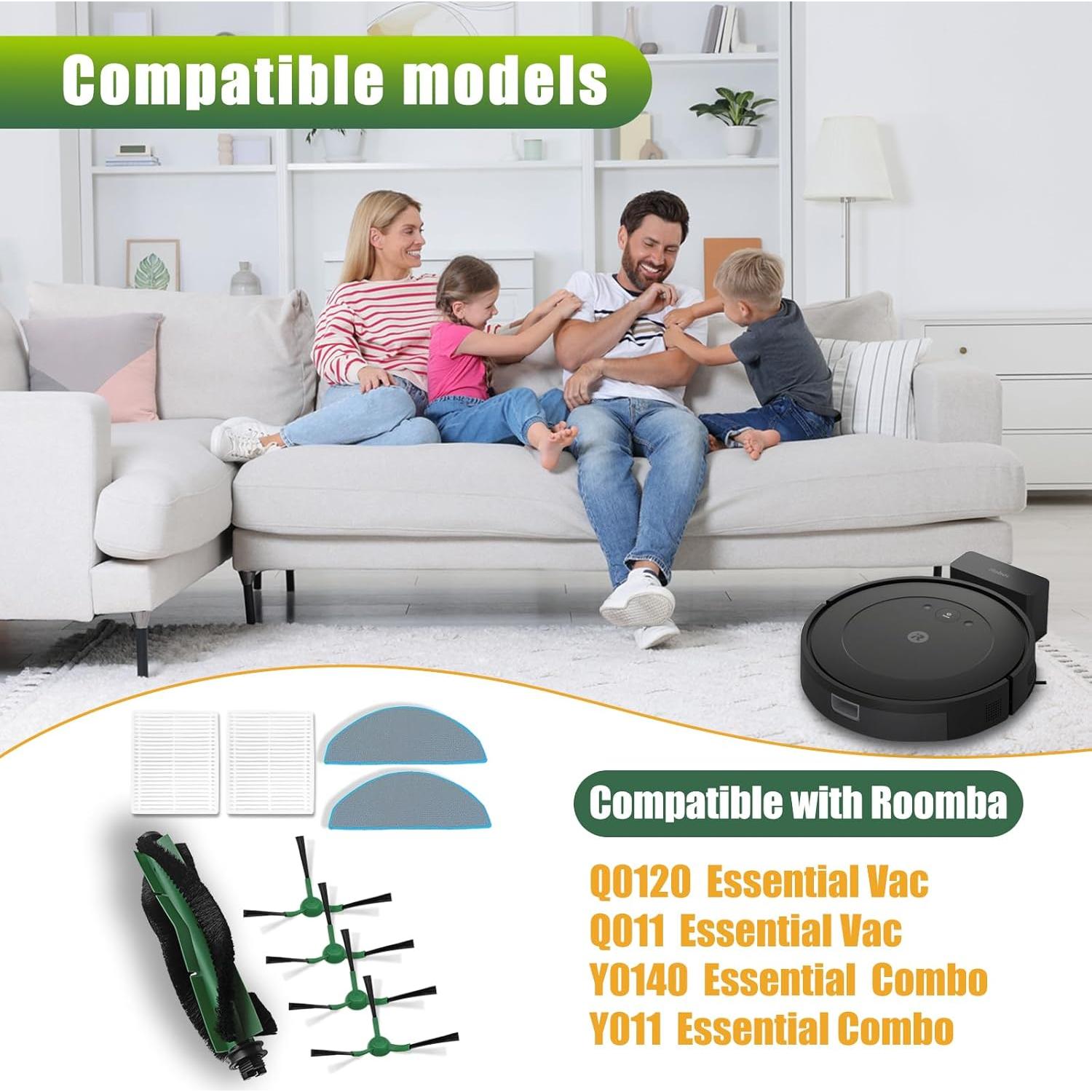 Piezas de Repuesto Vanclearidea para iRobot Roomba Q011 Q0120