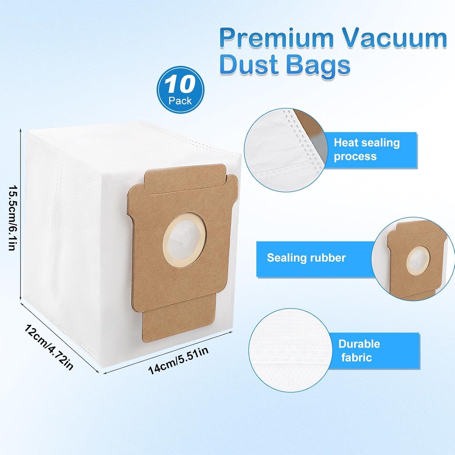 Paquete de 10 bolsas de polvo Estelife Q0520 para iRobot Roomba