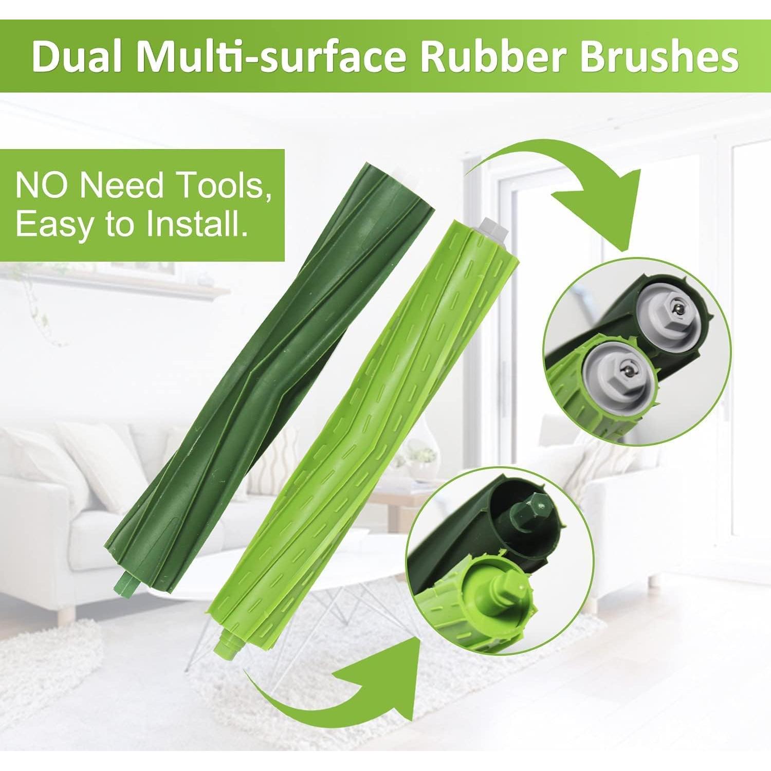 Juego de 2 Cepillos Rodantes ANBOO para iRobot Roomba S9