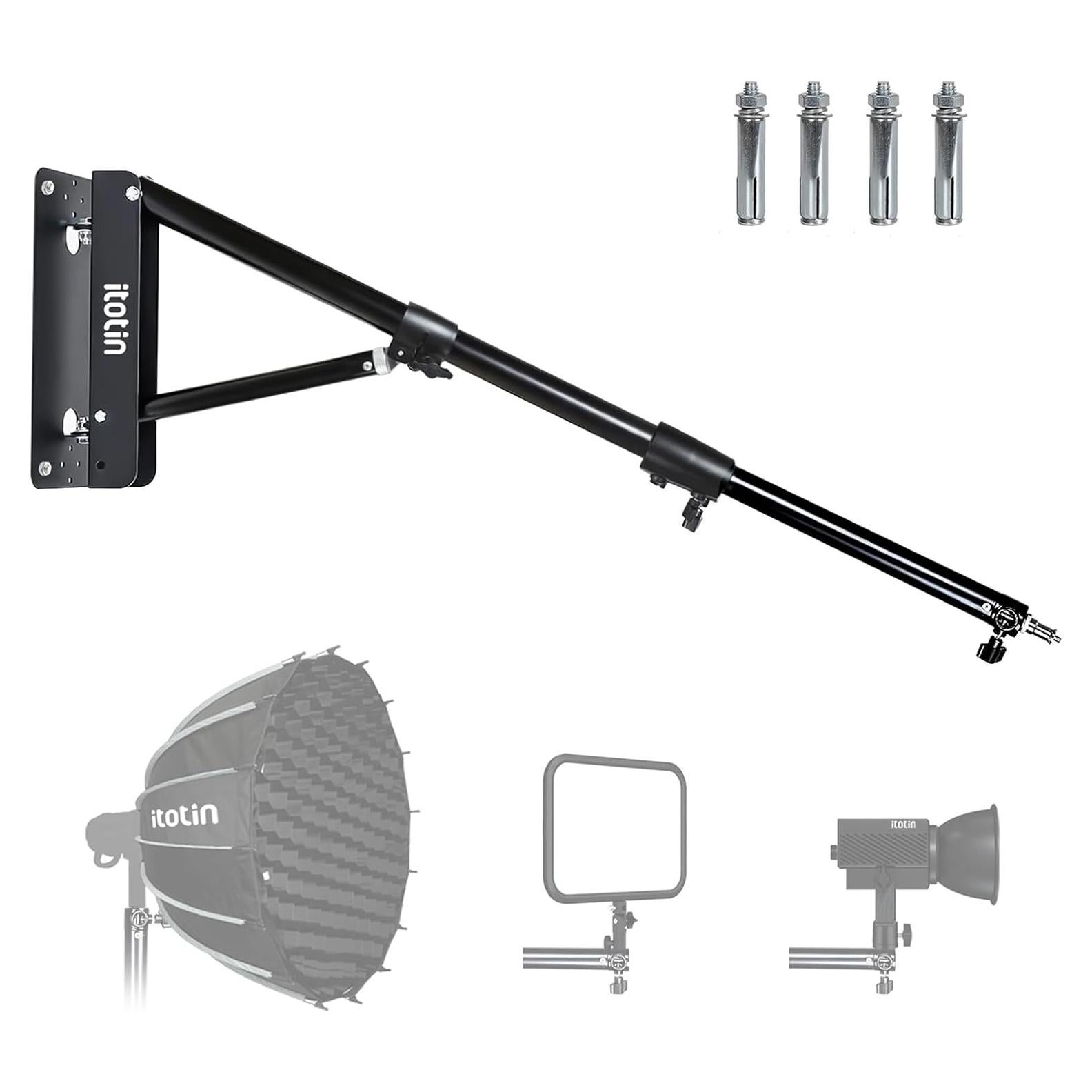 Soporte de Pared para Luz de Anillo ITOTIN 135cm Ajustable