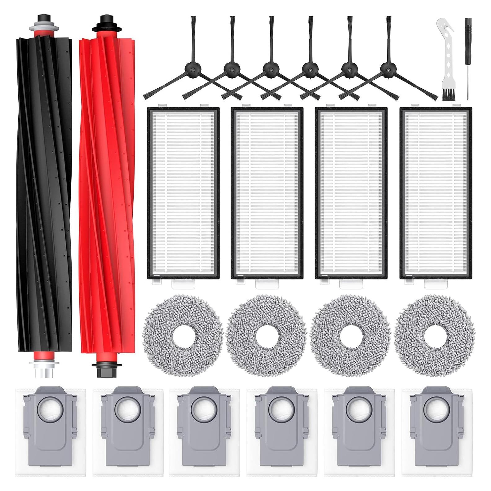 Kit de Repuestos 24 Piezas para Roborock Qrevo Master/Slim