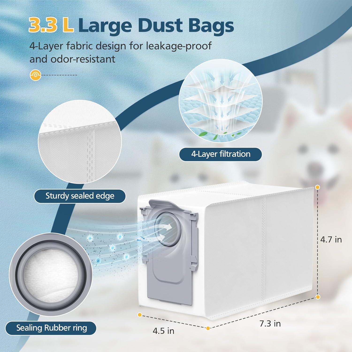 Kit de Repuestos 24 Piezas para Roborock Qrevo Master/Slim