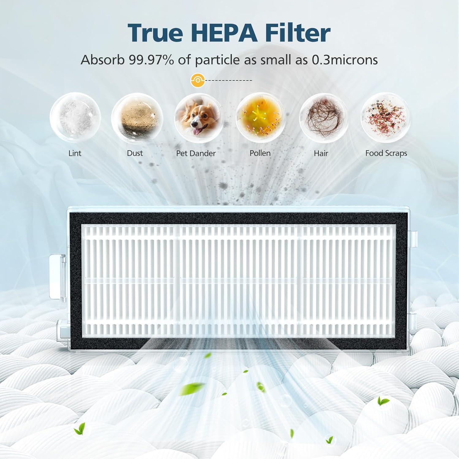 Kit de Repuestos 24 Piezas para Roborock Qrevo Master/Slim