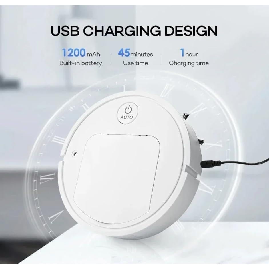 Robot Aspirador Automático 3 en 1 ALisasin USB 22.86cm