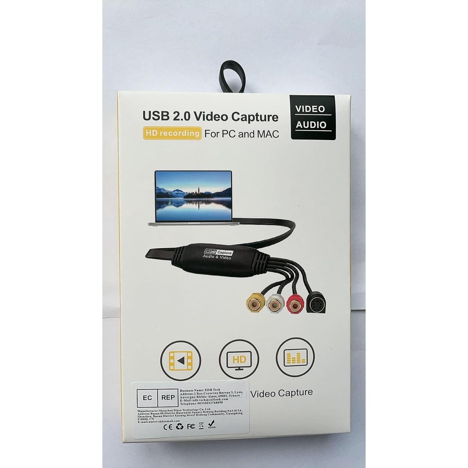 Convertidor de VHS a Digital Amtake D-VICT-XK USB 2.0