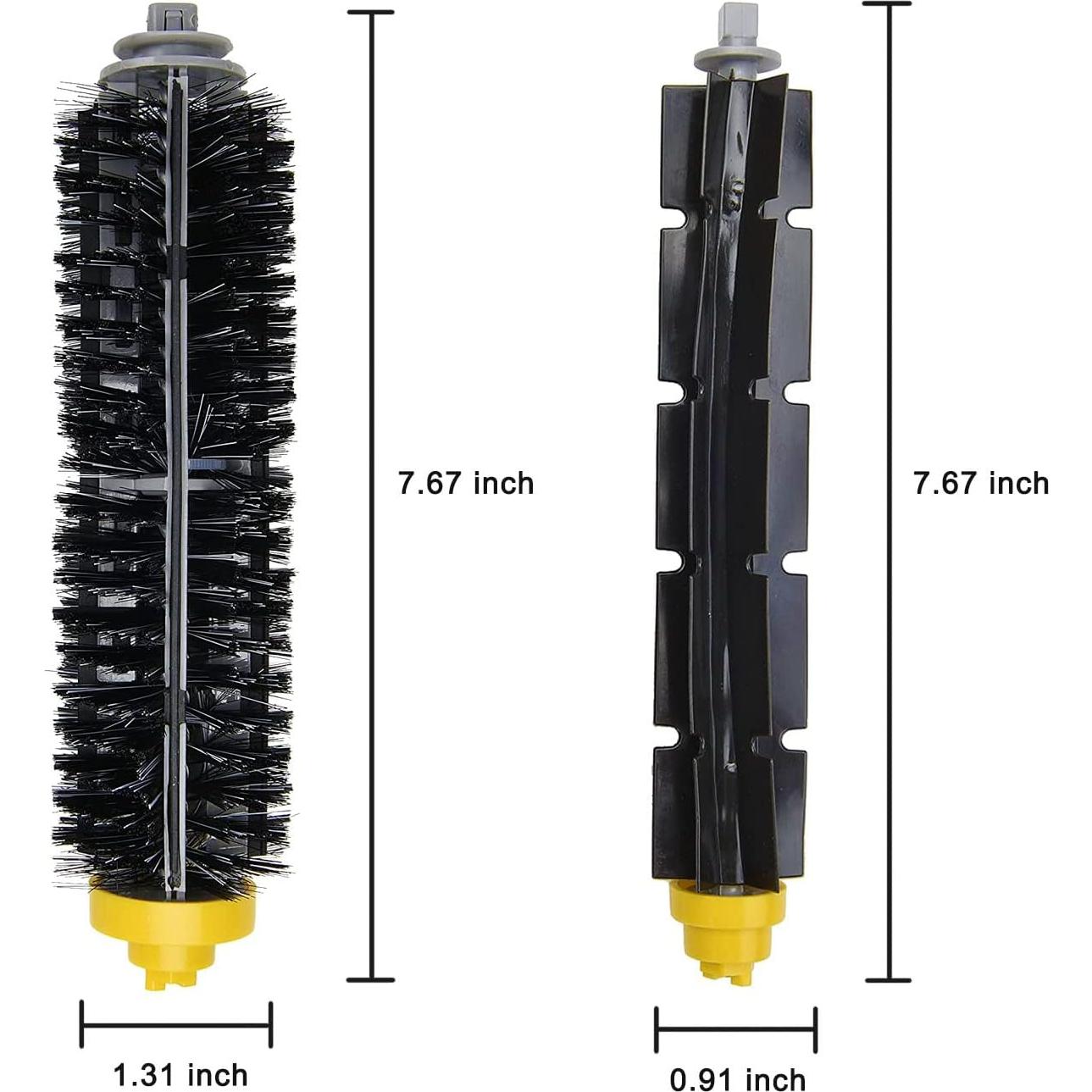 Cepillo de Reemplazo CauYien para iRobot Roomba 600 y 700 - 3 Juegos