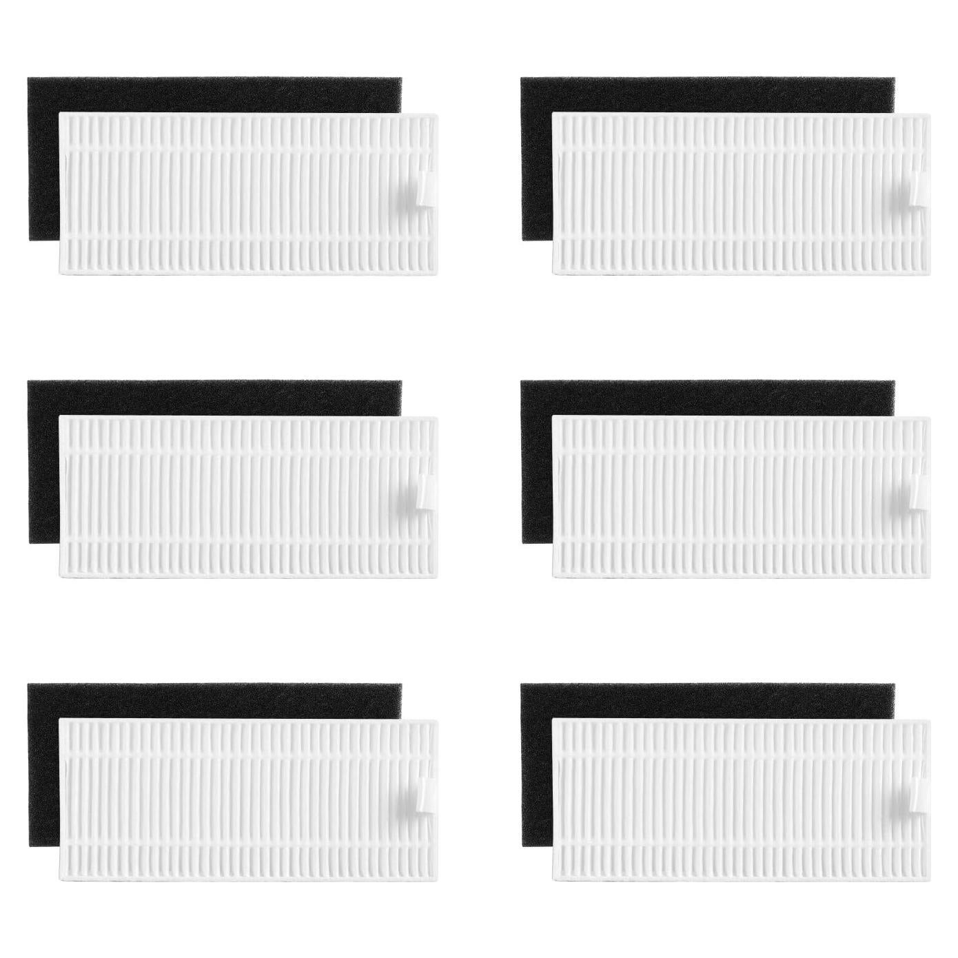 eufy RoboVac Replacement Filter Set, RoboVac 11S, RoboVac 15T, RoboVac 30, RoboVac 30C, RoboVac 15C, RoboVac 12, RoboVac 25C, RoboVac 35C Accessory