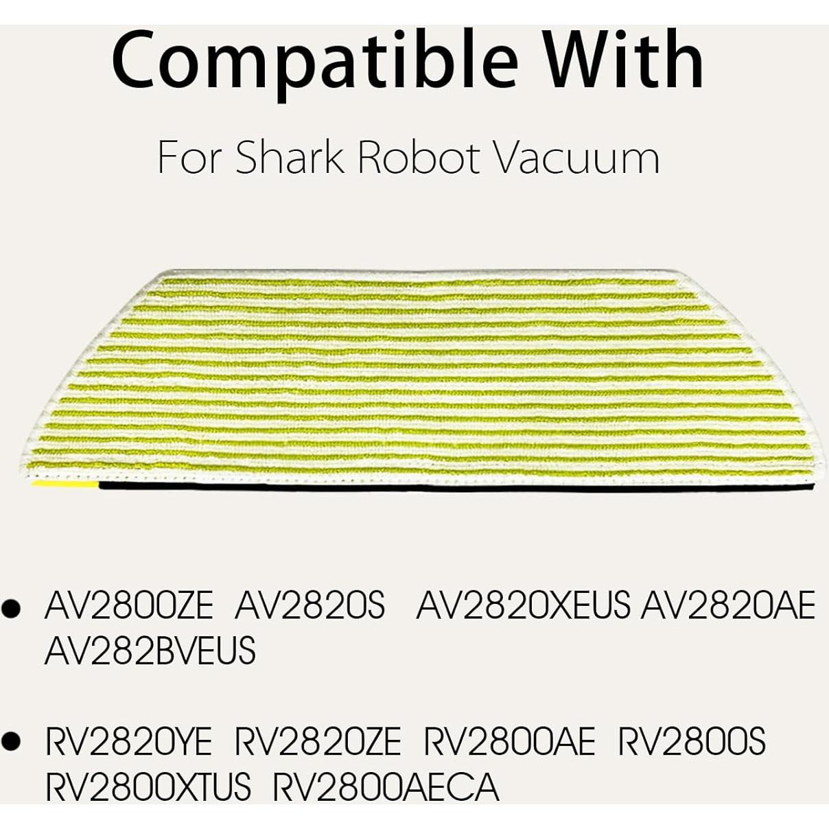 Paquete de 6 almohadillas de repuesto Shark AV2800ZE Pro