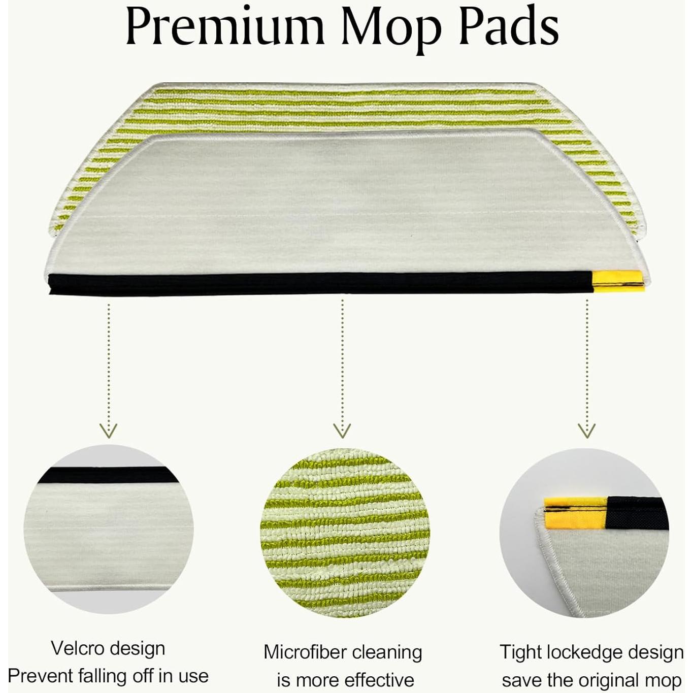 Paquete de 6 almohadillas de repuesto Shark AV2800ZE Pro