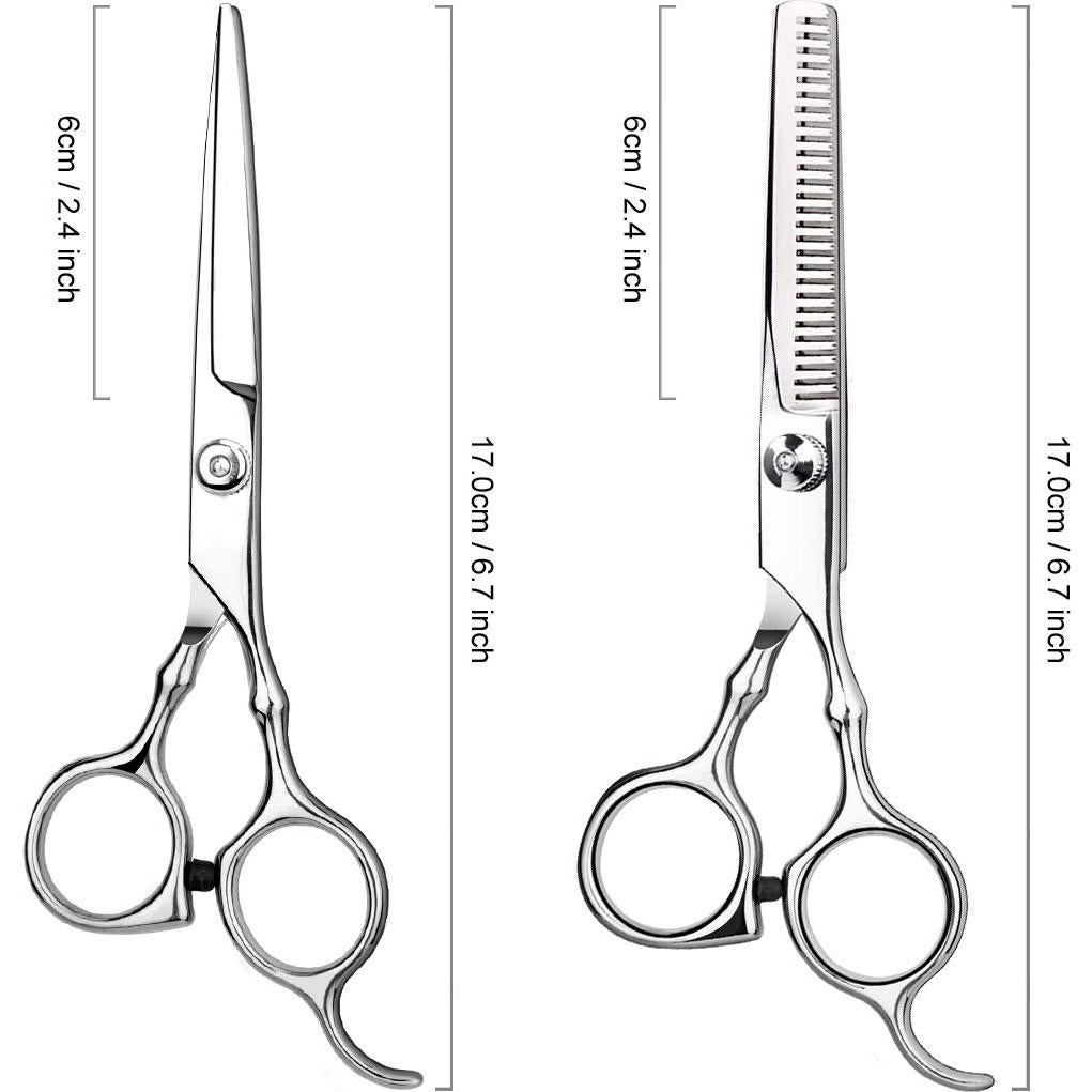 Tijeras de Corte de Cabello Himart Kit Profesional Plata