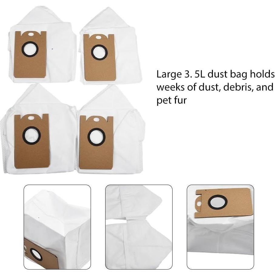 Bolsas de Polvo PETSTIBLE para Aspiradora Robot iHRV6 iHRV14 iHRV11 - 10 Paquetes