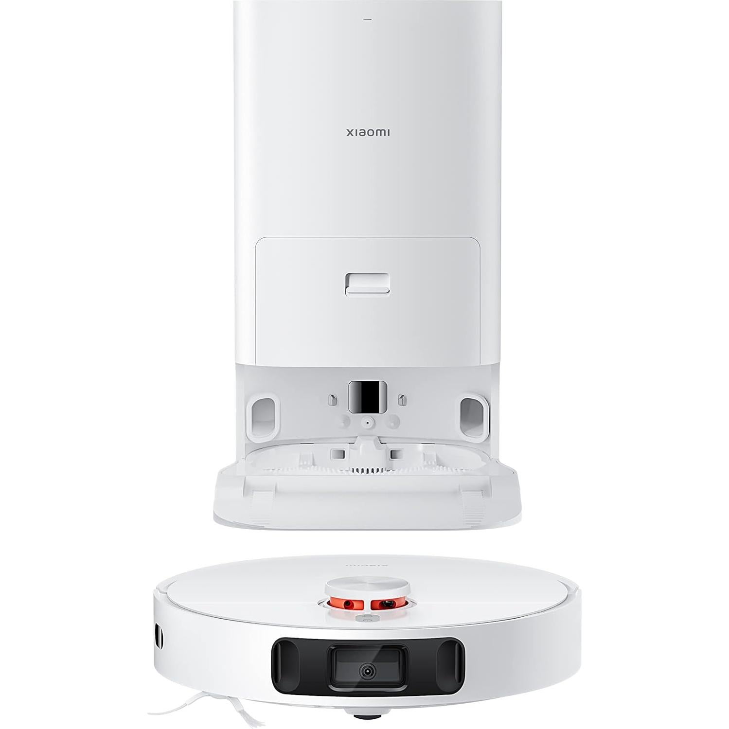 Xiaomi Robot Vacuum X10+, Wiping Function & All-in-One Station (4000Pa Suction Power; Up to 120 min Battery Life; Auto. Self-Cleaning, Emptying, Drying & Water refilling; app/Control), White