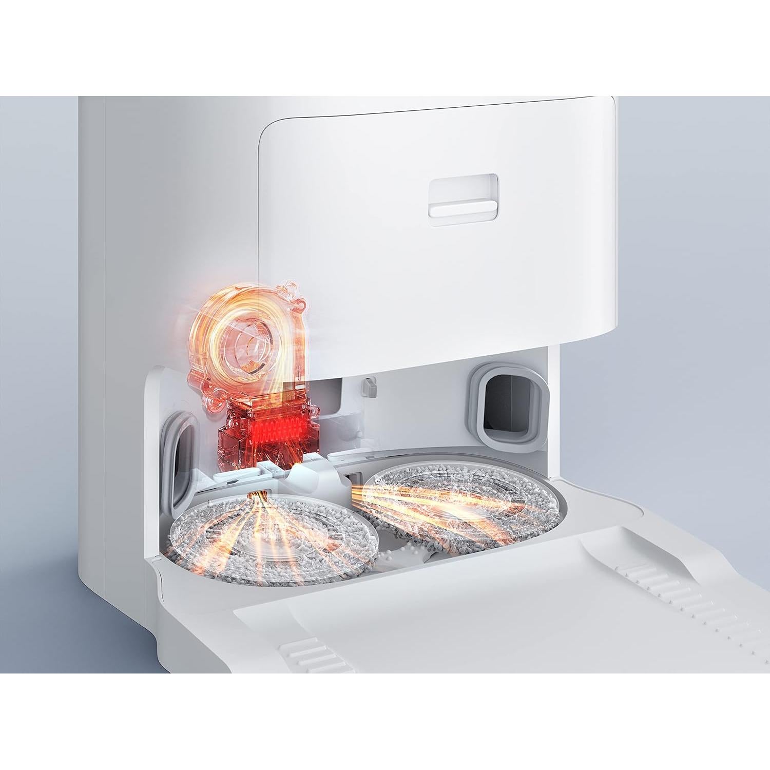 Xiaomi Robot Vacuum X10+, Wiping Function & All-in-One Station (4000Pa Suction Power; Up to 120 min Battery Life; Auto. Self-Cleaning, Emptying, Drying & Water refilling; app/Control), White