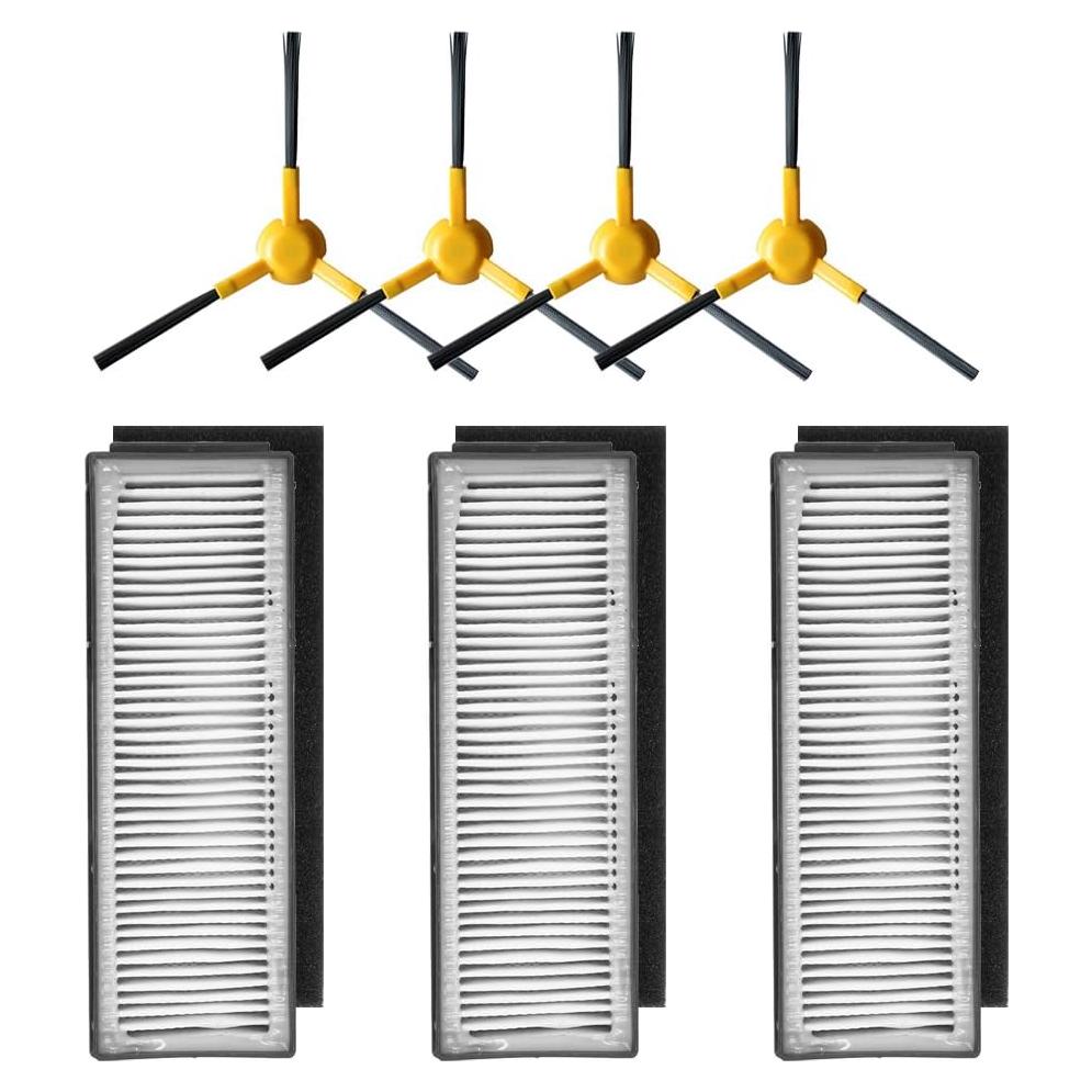 Kit de Accesorios BettaWell para Aspiradora ECOVACS DEEBOT N78 - 3 Filtros y 4 Cepillos
