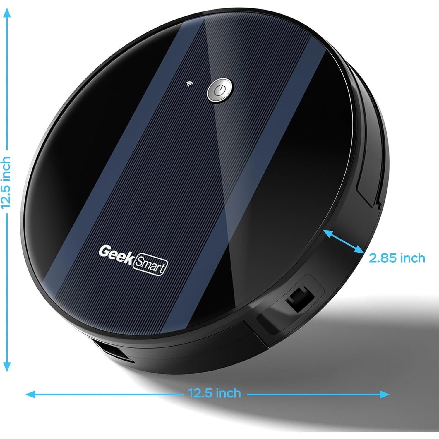 Aspiradora Robot GeekTale G6, Succión Fuerte 1800Pa, Wi-Fi