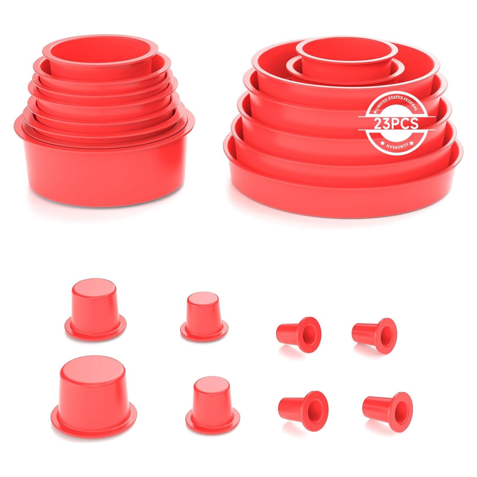 Kit de Tapones de Capucha ANCEL 23 Piezas para Pruebas de Fugas