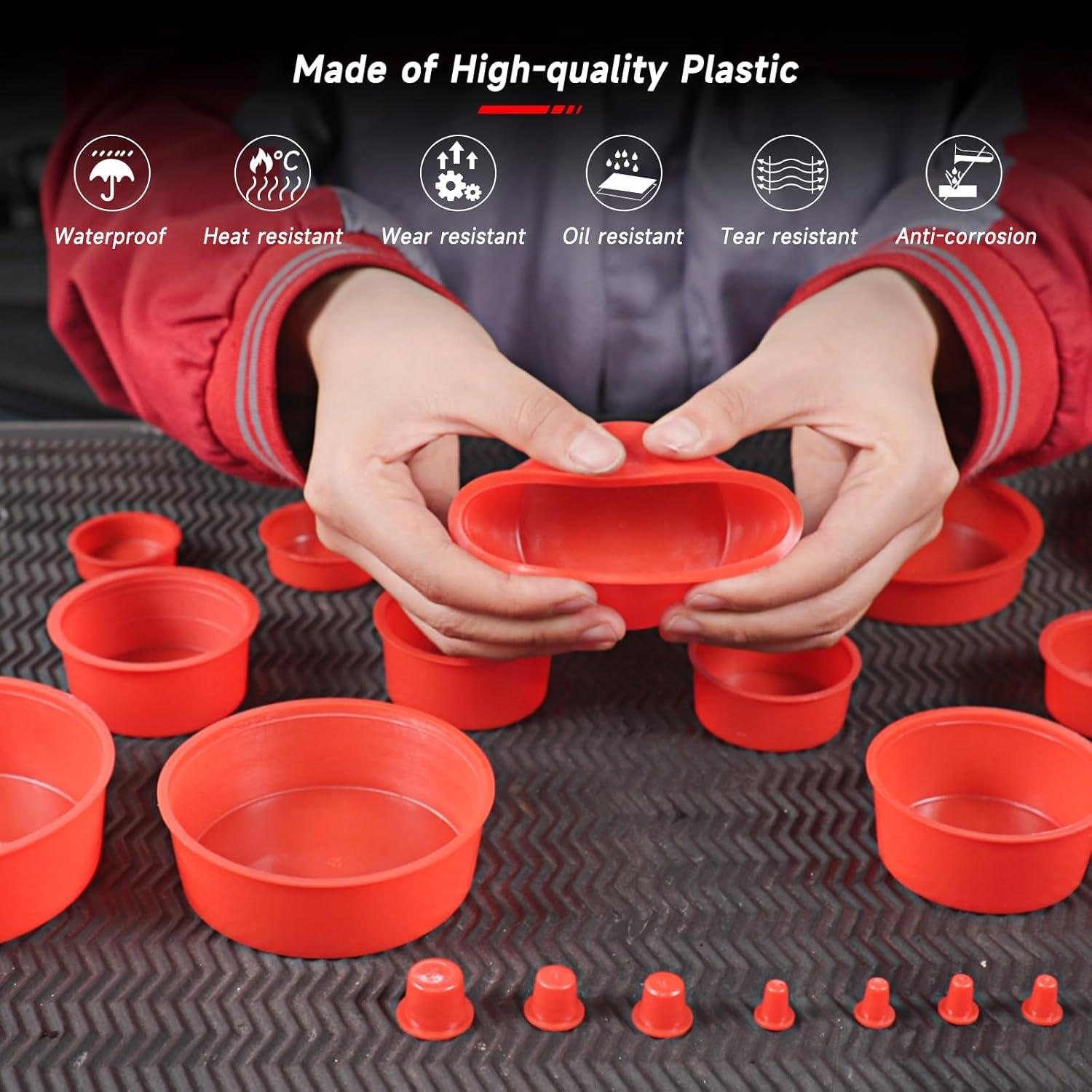 Kit de Tapones de Capucha ANCEL 23 Piezas para Pruebas de Fugas