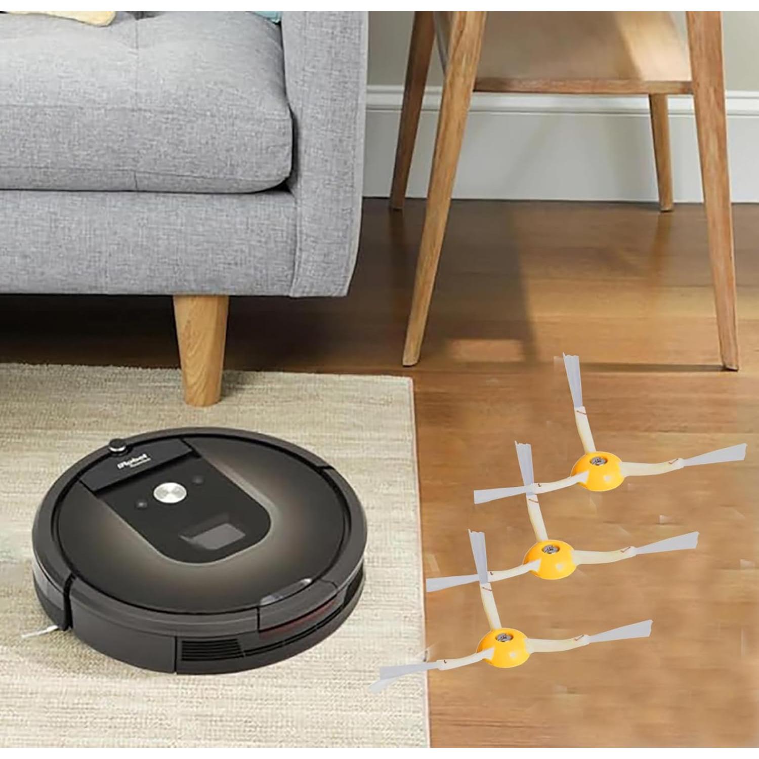 Cepillos Laterales Detetap para IRobot Roomba 600-900 - Paquete de 6
