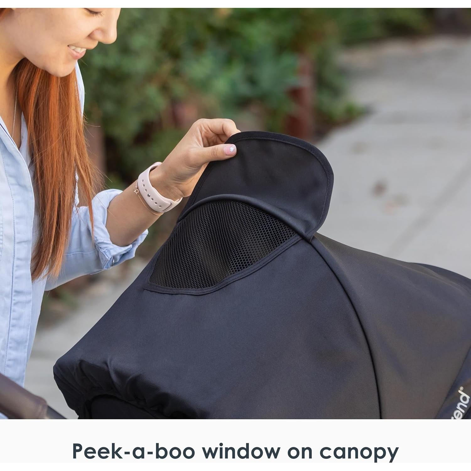 Carriola Modular Baby Trend Morph Doble Ajustable Negro