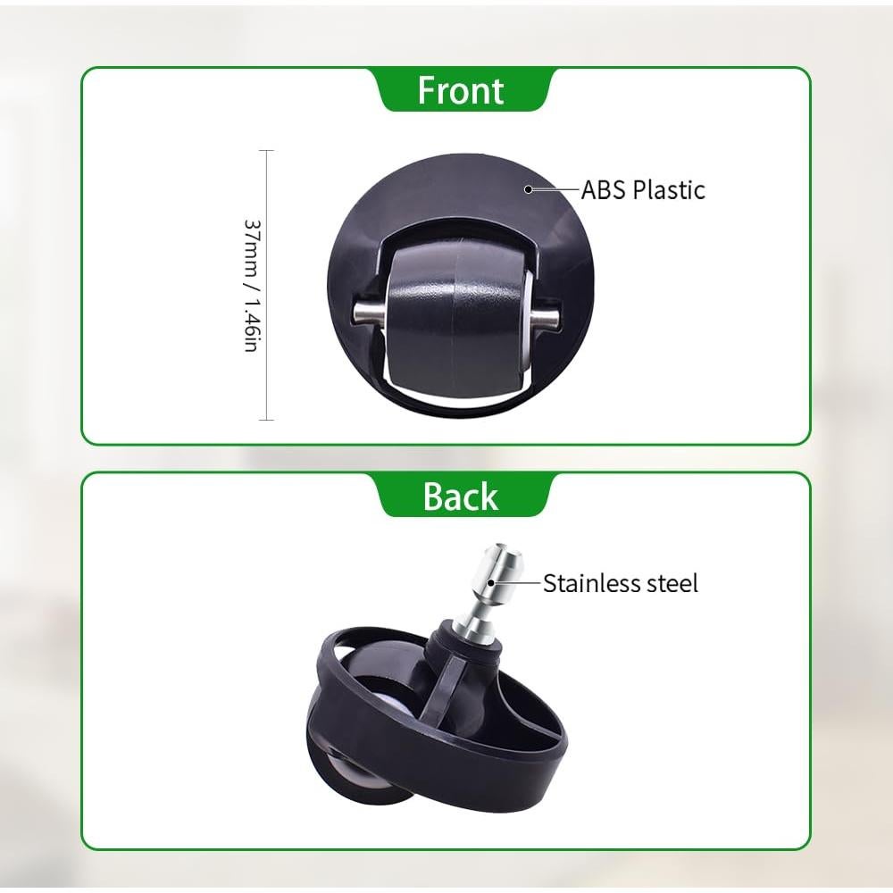 Ruedas Frontales de Reemplazo Neutop para iRobot Roomba S9/S9+ - Paquete de 2