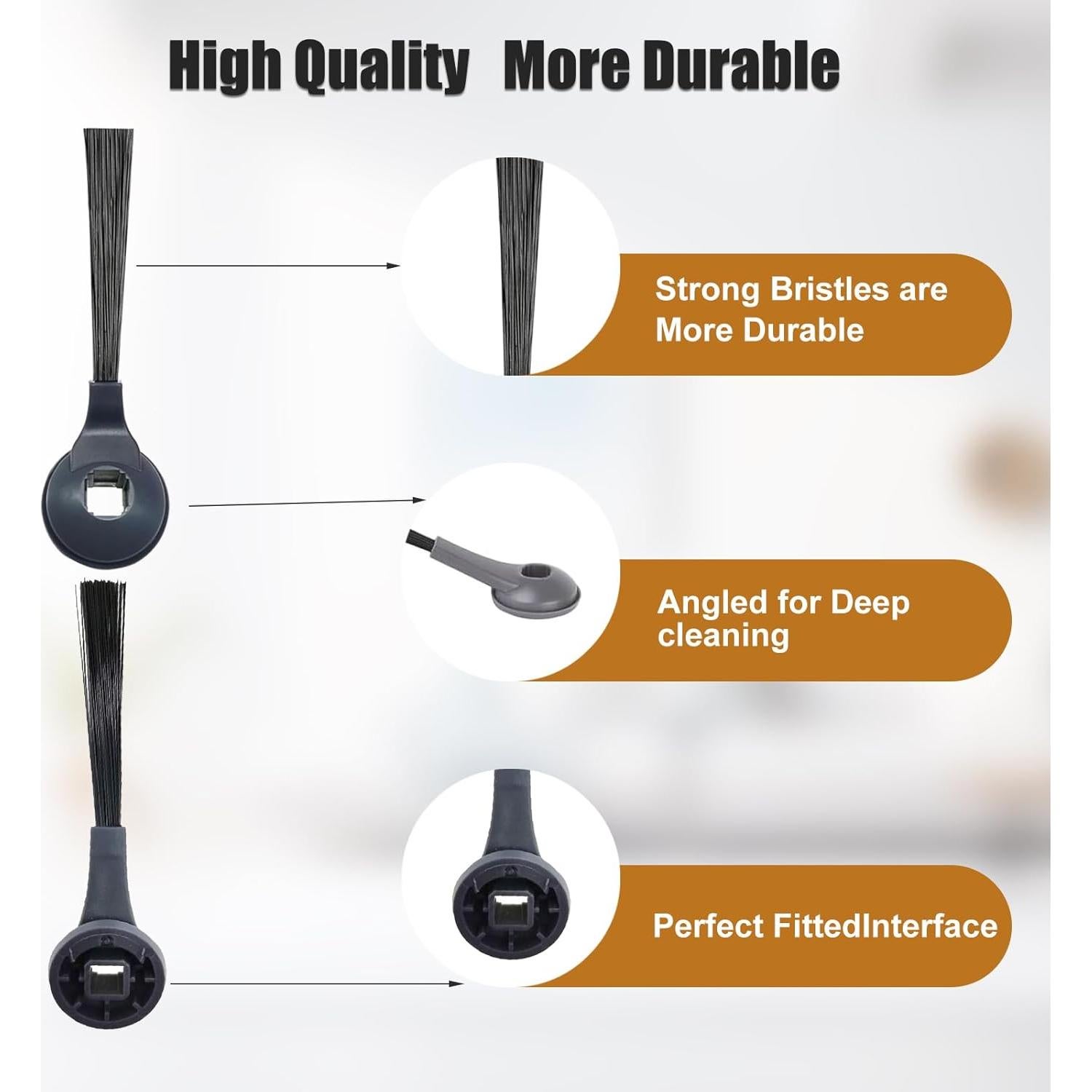 Cepillos Laterales para Aspiradoras Shark AV2501S - Paquete de 10